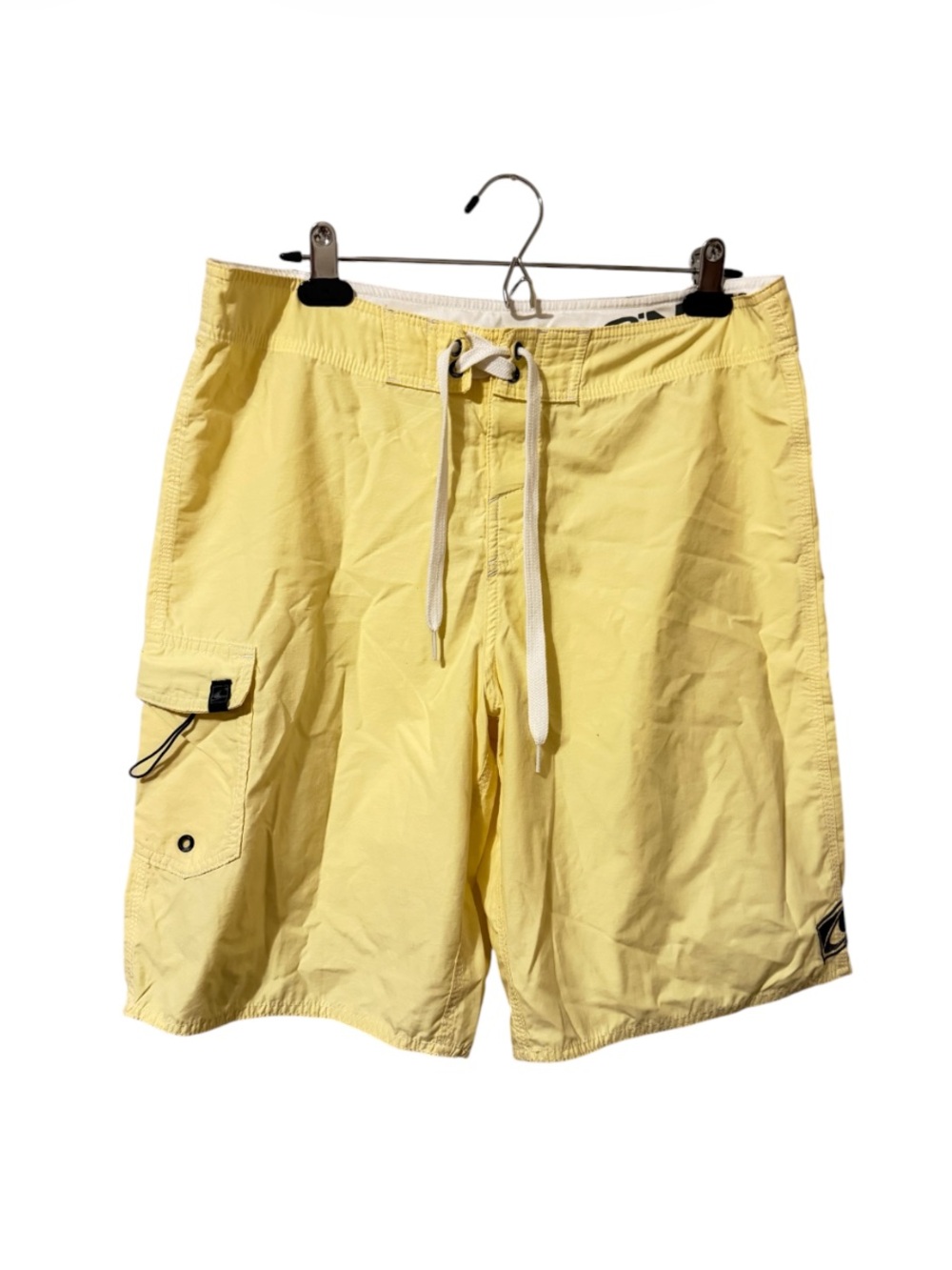 O'Neill Sunshine Bear Pastel Yellow Men's Board Swim Shorts Summer Shorts VTG ⭐️